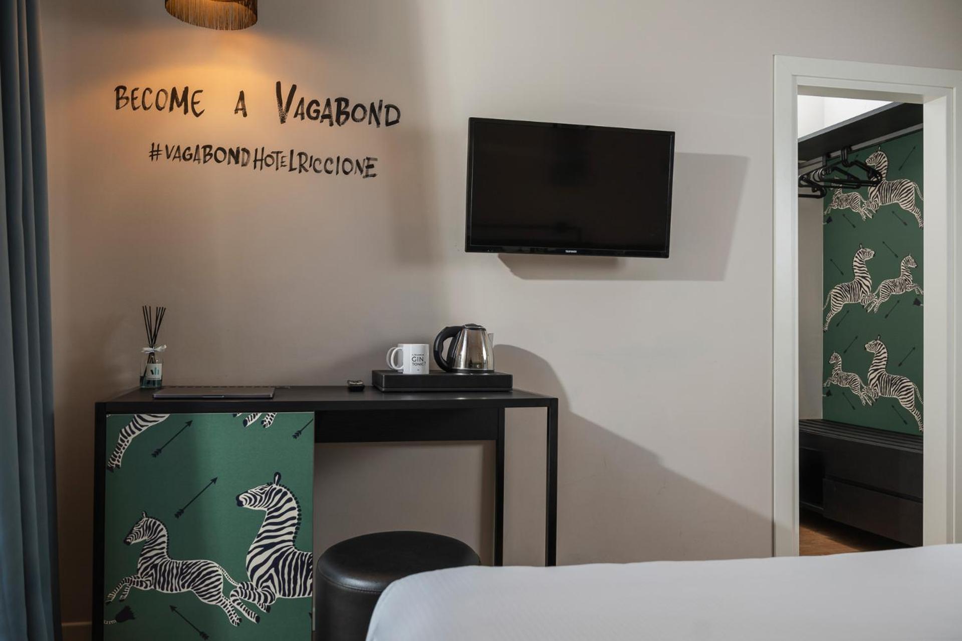 Hotel Vagabond Riccione Exterior foto